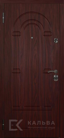 Фото №2 «Стальная дверь графит с МДФ вишня арка для квартиры №32»