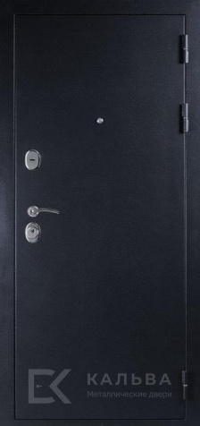 Фото «Металлическая дверь антрацит снаружи внутри МДФ 3D для квартиры №17»