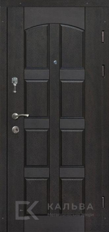 Фото «Стальная дверь графит с внешней стороны МДФ дуб золотой внутри №525»