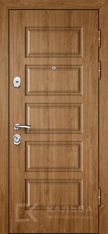 Фото «Входная дверь венге с ромбами внутри светлый дуб №60»