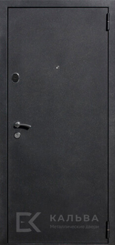 Фото «Железная дверь антрацит с внутренней отделкой тёмный орех для квартиры №6»