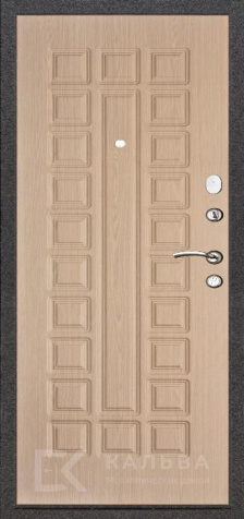 Фото №2 «Стальная дверь классика с МДФ под дуб светлый медовый №551»