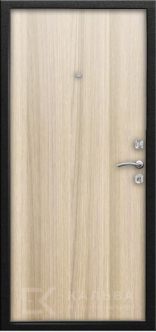 Фото №2 «Металлическая дверь белая снаружи светлый дуб внутри для квартиры №1»