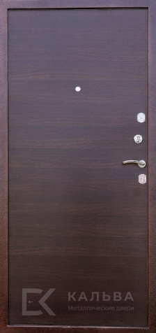 Фото №2 «Металлическая дверь графит порошковая с МДФ венге №12»