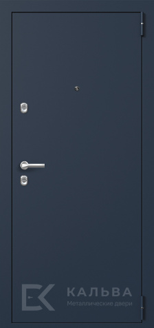 Фото «Стальная дверь антрацит матовая с МДФ-панелью венге геометрия для квартиры №27»