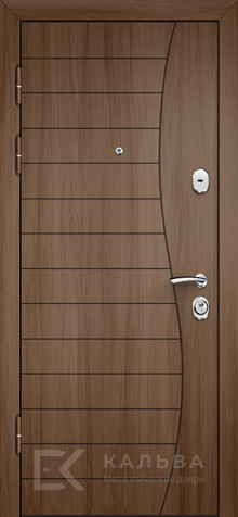 Фото №2 «Входная дверь двухцветная белёный дуб венге МДФ №91»