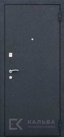 Фото «Стальная дверь графит порошковая окраска и белая МДФ классика №3»