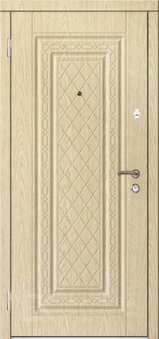 Фото №2 «Входная дверь тёмный венге и светлая МДФ с ромбами №529»