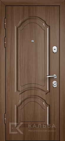 Фото №2 «Стальная дверь графит и орех МДФ классика №321»